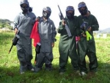 Partida de paintball en Viveiro