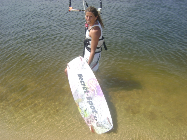  One of our experienced kite fans 