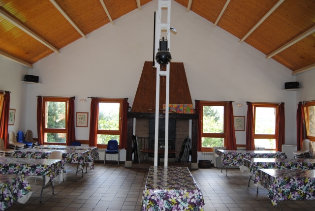  sala de jantar para os inscritos 