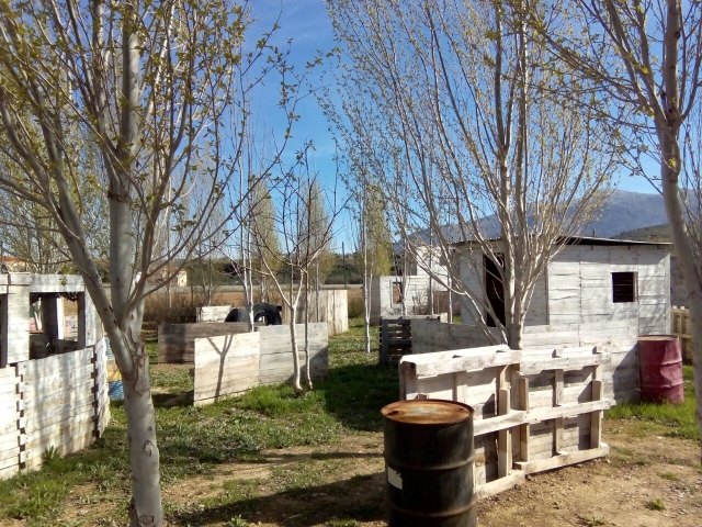 Espectacular campo de paintball