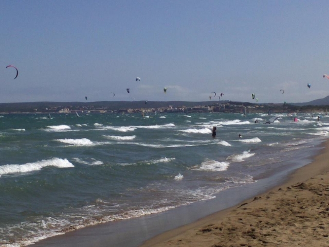 Kitesurfen üben