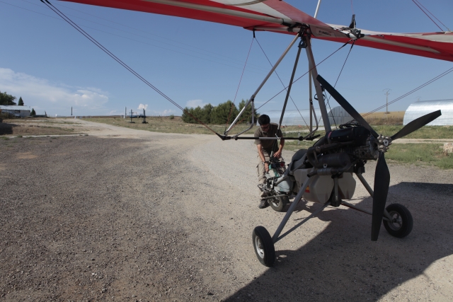 Preparando el vuelo