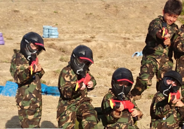  Spezieller Paintball für die Kleinen