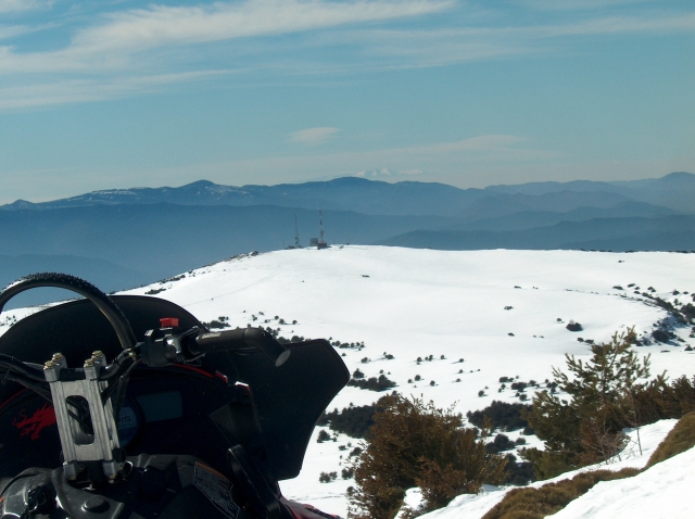 Motos de nieve en Cerler
