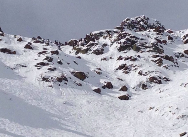 disfruta del paisaje blanco