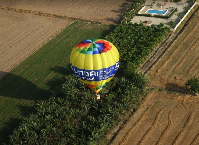  Balloon over the crops 
