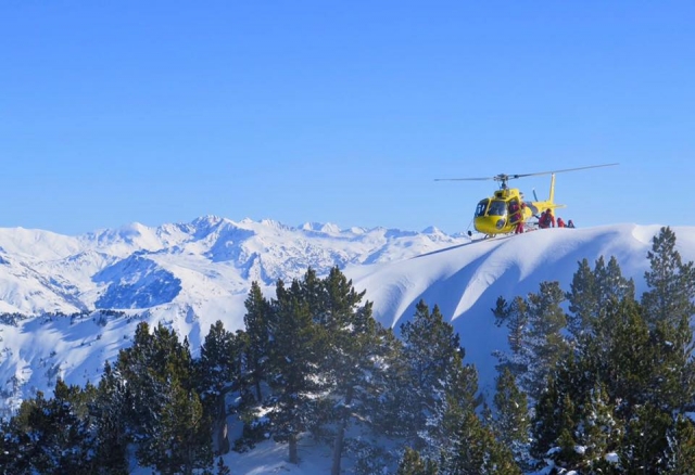 Vuelos en helicóptero en los Pirineos