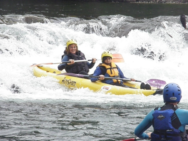 kayaks en equipo