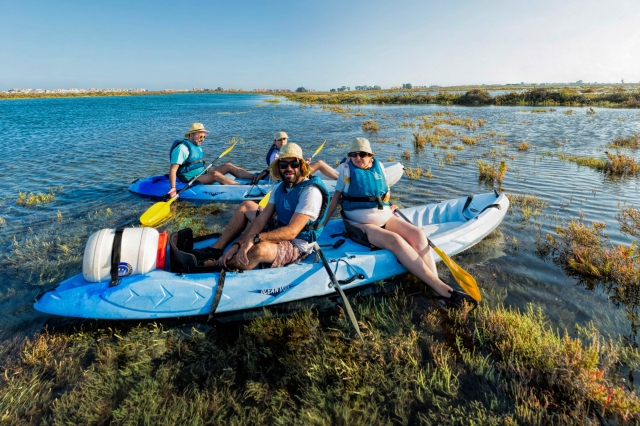  In kayak blu 