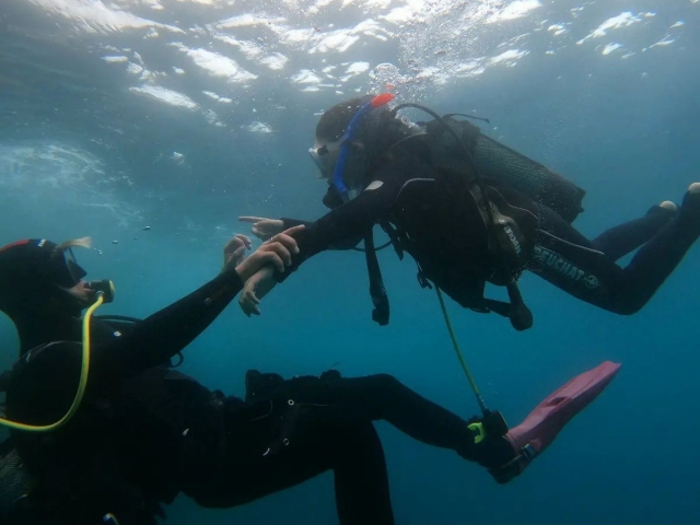 Bautismo de buceo