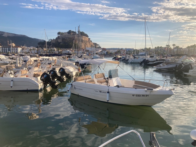  Boat route in Alicante 