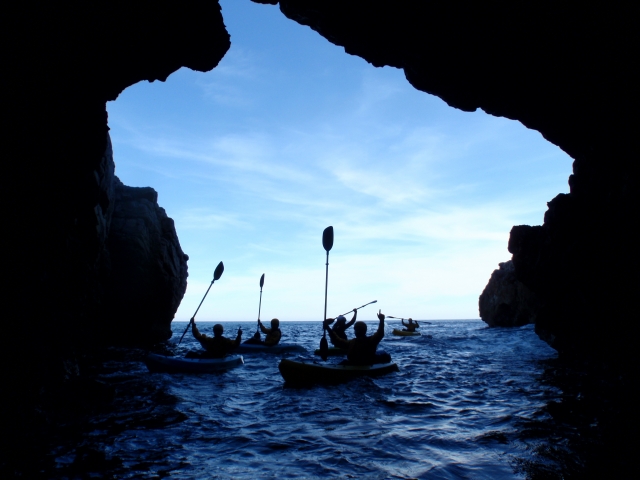 Saliendo de la cueva