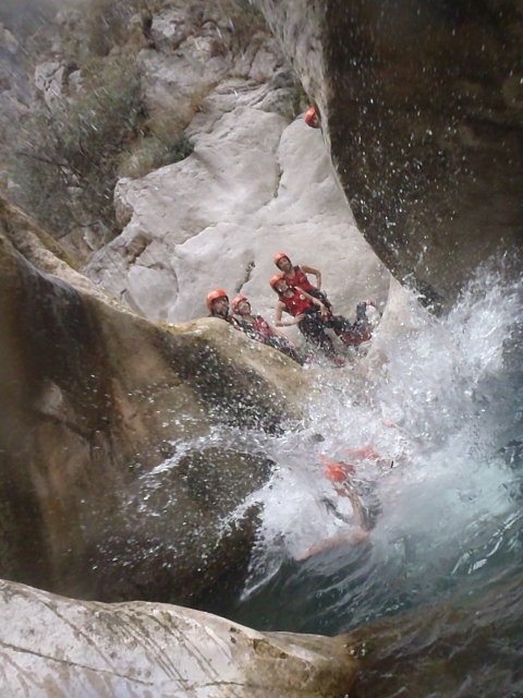 Caida al agua
