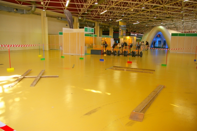  Circuit dans le centre sportif 