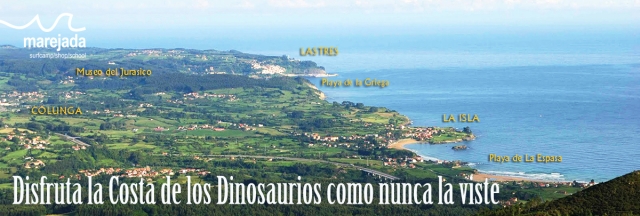 Sup en la costa de los dinosaurios