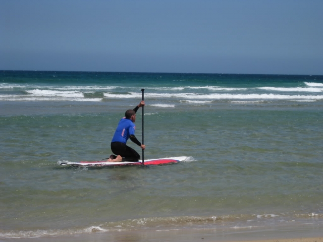 Primeros pasos en el paddle surf