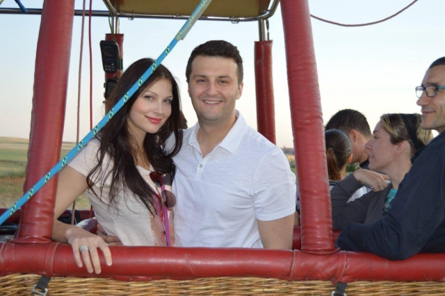  Up in the balloon as a couple