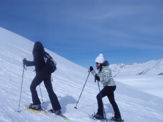  snowshoe excursion in the somport valley 