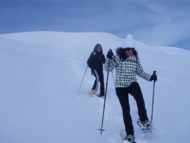  descent on snowshoes 
