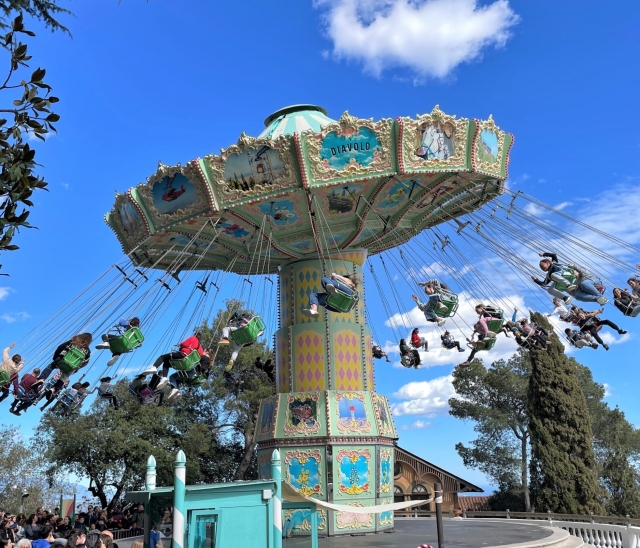 Adrenalina en las sillas voladoras