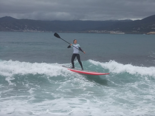 Sup en olas