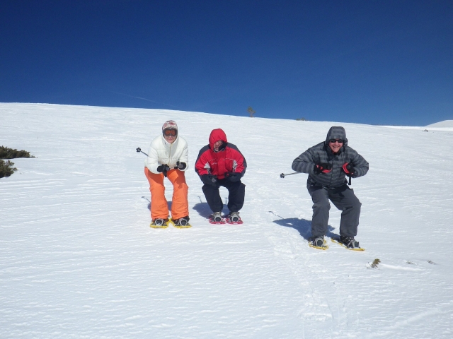  Imitating the skiers 