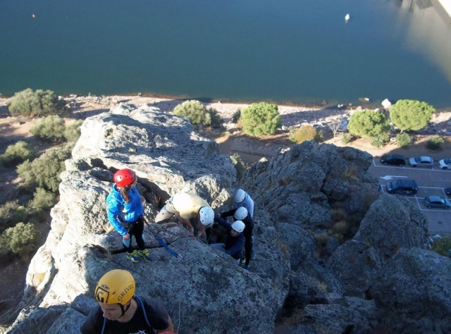 Ferrata junto al pantano Badajoz