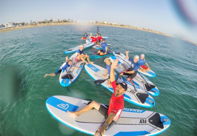 Excursion de sup con el monitor