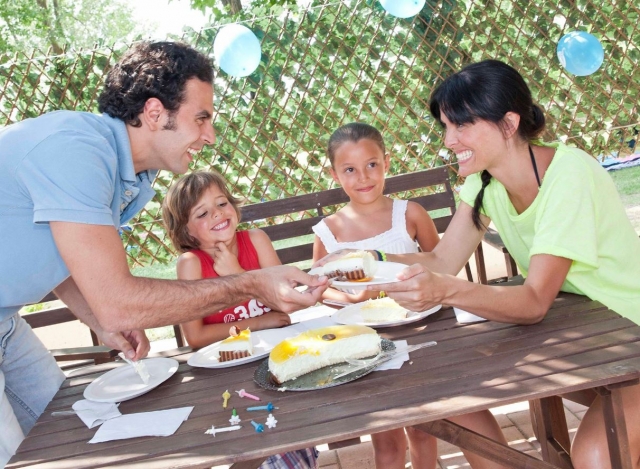 Celebracion de cumple en el parque acuatico