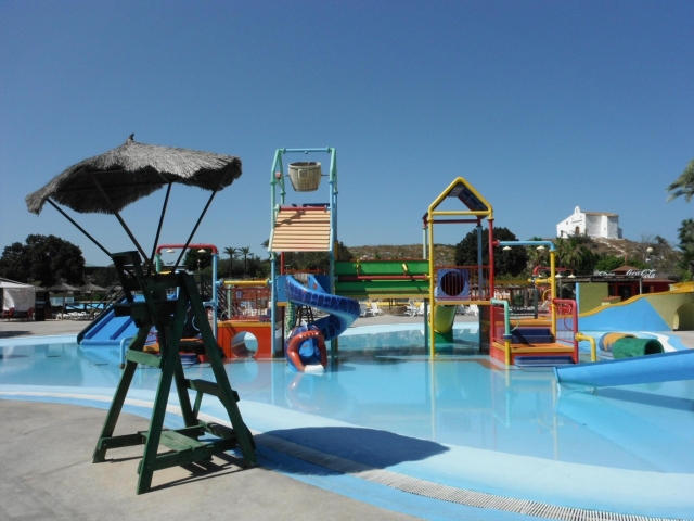 Area para menores en el parque acuatico