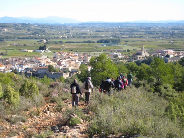 Senderismo en grupo en la provincia de Barcelona