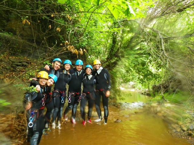 Descenso de cañones