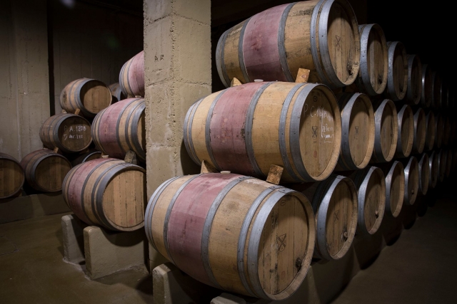 Barricas de vino en sarria