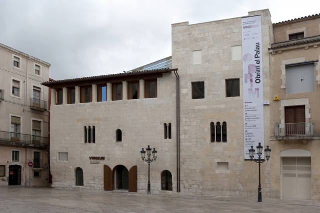 La ubicación de VINSEUM es privilegiada: el palacio real de Vilafranca, un edificio de origen medieval