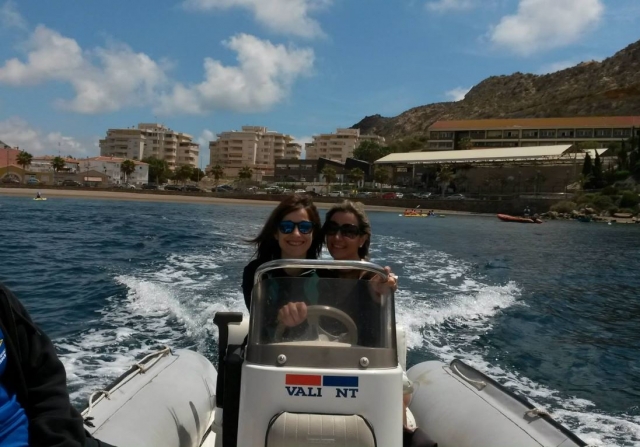 Navegando por la costa murciana