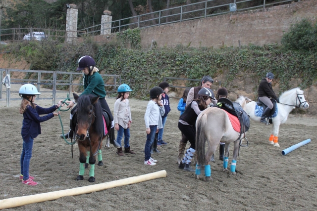  Learning to ride with the ponies 