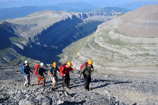 Hiking on rocky paths 