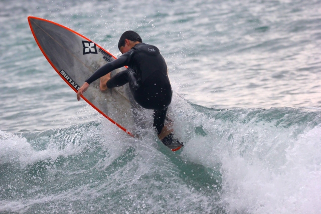  Advanced surf student in Barrika 