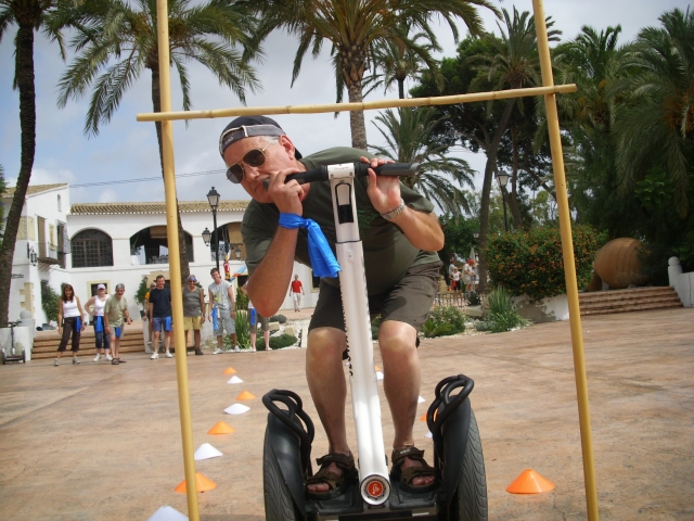 Gymkhana segway puente