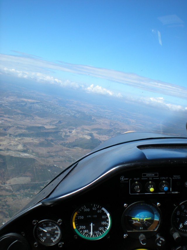 Vista desde la cabina