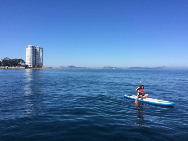 Sesion de paddle surf
