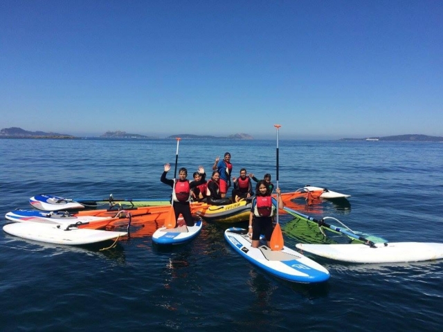 Grupo de tablas de paddle surf