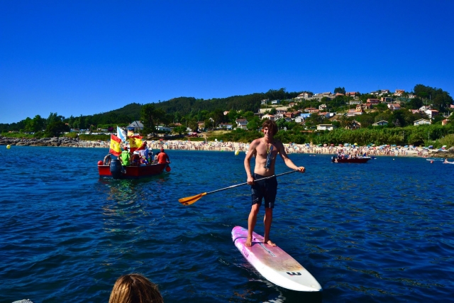 Navegando en paddle surf