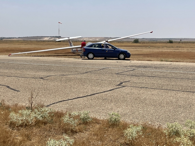 Bewertung von Xabier Über Segelflug in Lillo Toledo eine halbe Stunde