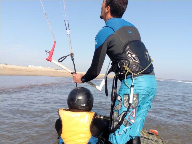 Ensenando kite