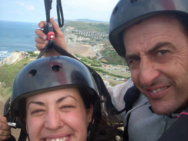 Costa de Sopelana en parapente