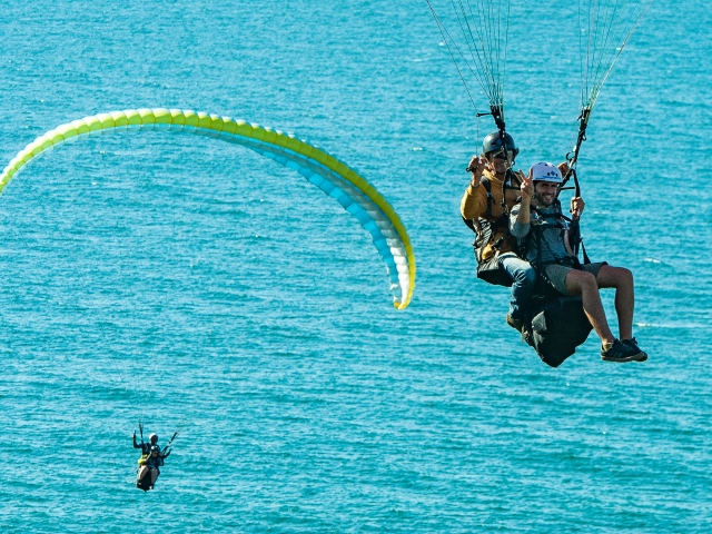 Vuelo en parapente biplaza en Sopelana