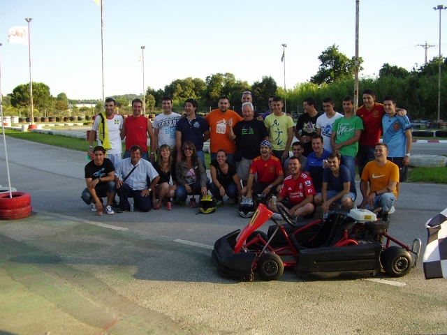 Grupo antes de la carrera