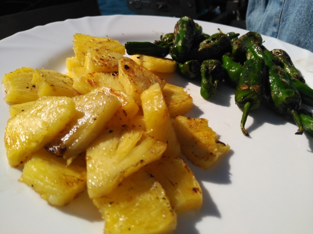  Food on board the Mallorcan boat 