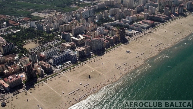  the beach from the air 